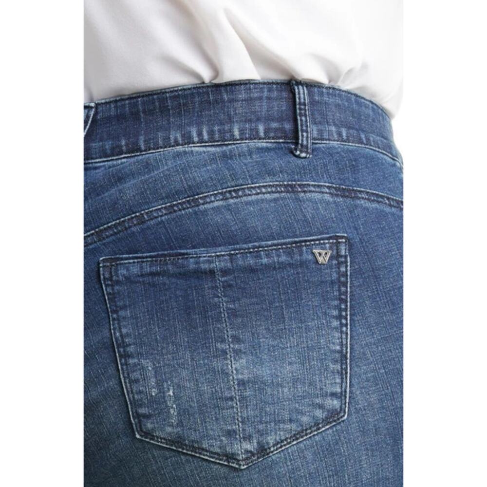 Wit & Wisdom Ab-Solution Cuffed Straight Leg Jeans, Size 16W - Picture 4 of 11